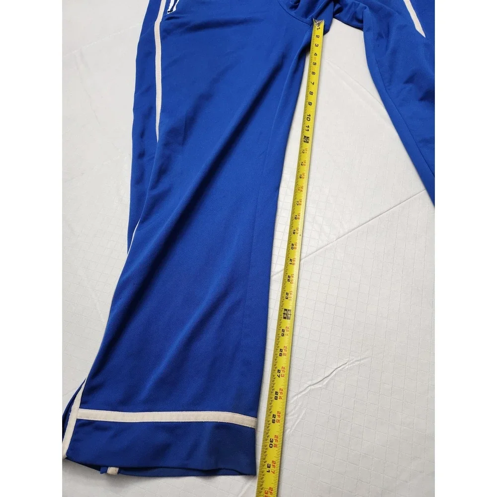 Nike Dri-Fit Track Pants Mens XL Royal Blue Warm Up Athletic‎ Zip Hem 418638-494